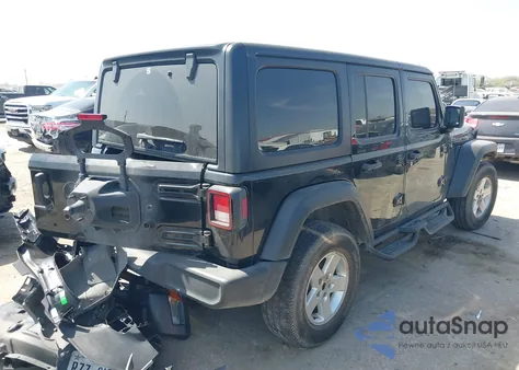 2022 Jeep Wrangler Unlimited Sport S 4X4 z USA, uszkodzony, nr VIN 1C4HJXDG5NW180130